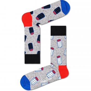 Happy Socks Salt and Pepper Patterned Socks - Size 41-46 - Soft Fabric