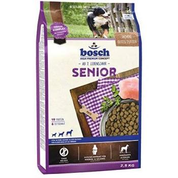 Bosch Pienso para Perros Senior Pollo 2,5 kg - Alimento Seco para Perros Mayores de Todas las Razas