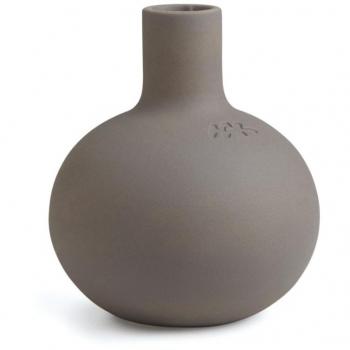 Kähler - Candelabro de diseño irdengut en Gris, 13,5 cm