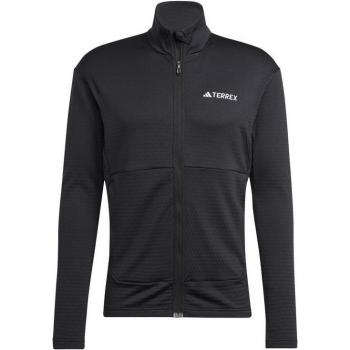 Forro polar de montaña Adidas Terrex Multi Light Fleece Full-Zip para hombre, color negro, talla M