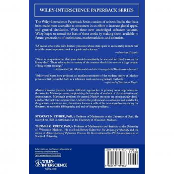 Markov Processes: Characterization and Convergence (Paperback Edition)