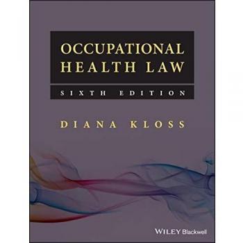 Diana Kloss Occupational Health Law by Blackwell Science, Inc