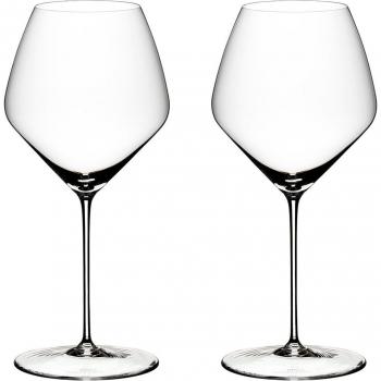 Riedel Veloce Set of 2 Pinot Noir / Nebbiolo Wine Glasses, Machine Made, Dishwasher Safe, 26.91 oz