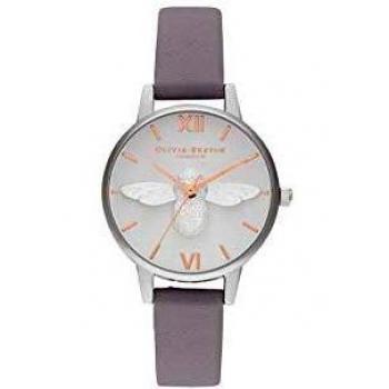 Olivia Burton Women's Analogue Quartz Watch with Leather Strap OB16AM163