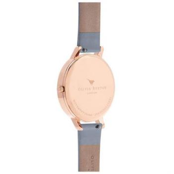 Reloj de Mujer Olivia Burton OB16MF10, Diámetro: 38 mm, Diseño elegante, Caja de acero inoxidable, Correa de piel genuina, Resistente al agua hasta 30 metros