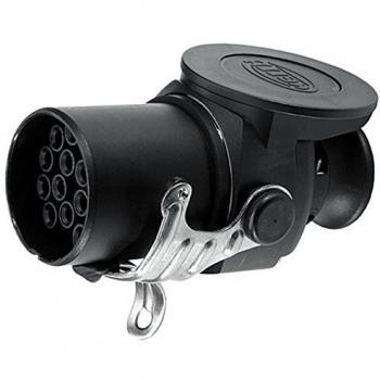 Conector de remolque HELLA 8JA 007 241-031 - 24V - 15 pines - Contacto de engarce/soldadura