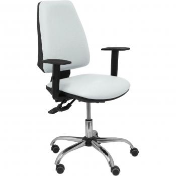 Silla Elche S 24 horas similpiel blanco