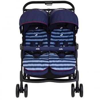 Joie Aire Twin - Silla de paseo doble, diseño Nautical Navy