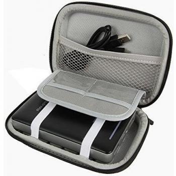 co2CREA EVA Carry Viajes Protección caja del bolso Fundas para Jackery Giant+ 12000 mAh, Fit 10200mAh, RAVPower 16000mAh/13000mAh, Anker PowerCore 10400, Anker PowerCore+ 10050 Cargador Portátil Batería Externa Power Bank