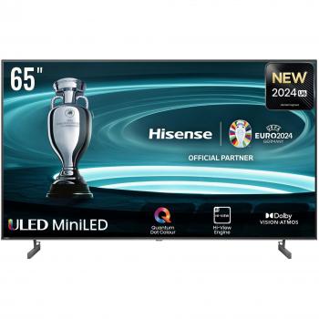 Hisense 65U6NQ - Televisor Mini-LED de 65 con Quantum Dot Colour, Dolby Vision & Atmos, Modo Juego VRR 120 fps