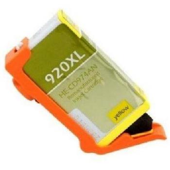 HP920XLY 18ml Yellow Ink Cartridge for HP Officejet 6000, 6500AIO, 6500WIFI, 6500A, 7000, 7500 CD974AE