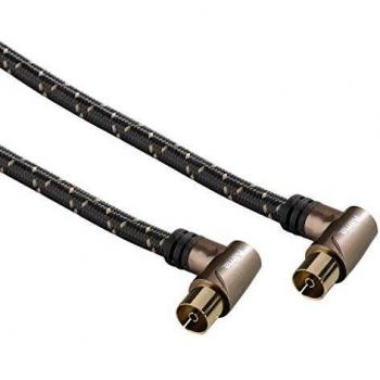 Hama 122429 cable coaxial oro 15 m machohembra marron 75 z 1 piezas