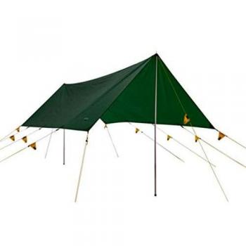 Tarp S Zero-G 290x400cm - Lona de Camping Impermeable Verde para Protección Solar y Lluvia