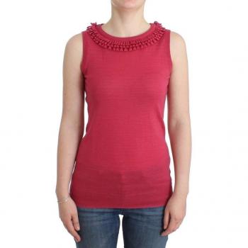 John Galliano Pink Wool Knit Top - Size S