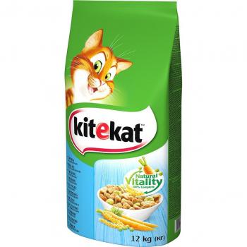 Kitekat Adult con pescado y verduras - 12 kg