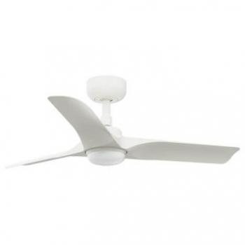 Ventilador de techo LED Faro Barcelona 33824-1TW HEY S blanco, diámetro de 900 mm, tecnología DC, luz CCT