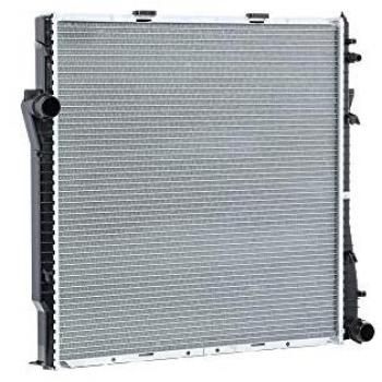 Radiador de motor RIDEX 470R0034 - Refrigeración eficiente, compatible con BMW X5, diseño de aluminio