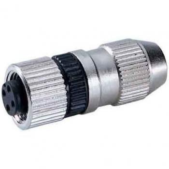 Murrelektronik 7000-12611-0000000 Circular connector for field assembly, Sensor/actuator connector Socket, straight, No. of pins (RJ): 4, 1 pc(s)