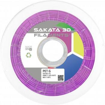 Filamento PETG 1.75mm Fucsia 1Kg Sakata 3D