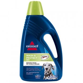 Bissell - Detergente Limpiadora de Moquetas Wash & Protect Pet 1,5L 1087N con fórmula antiolor y quitamanchas