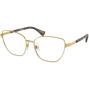 Ralph by Ralph Lauren RA6060 9004 Women's Eyeglasses Gold Size 54 (Frame Only) - Blue Light Block Available