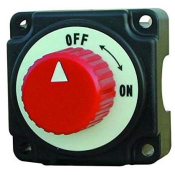 Interruptor Unipolar de Batería 250A Rojo 68 x 68 x 66.1 mm