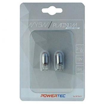 Bombilla para Automóvil M-Tech WY5W 5W 12V Naranja/Cromada