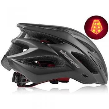 Shinmax Casco Bicicleta Adulto,Casco Bicicleta con Visera Casco Bicicleta Hombre Mujere Certificado CE,Casco Bicicleta Adulto Montaña para Ciclismo Skateboarding Snowboarding Ligera Ajustable 57-62CM