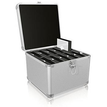 ICY BOX IB-AC628 Funda para Disco Duro Externo Suitcase Case Aluminio Plata - Fundas para Discos Duros externos