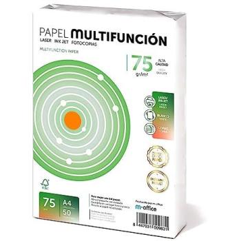 Folios A4 75g - Paquete de 50 Hojas Multiusos para Impresoras Láser e Inyección, Fotocopiadora y Fax, Ideal para Oficina y Material Escolar