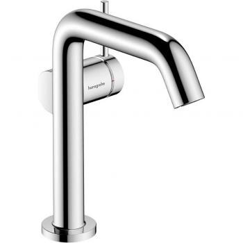 Grifo monomando para lavabo Hansgrohe Tecturis S CoolStart, cromado, sin vaciador, con ahorro de agua y salida 139 mm