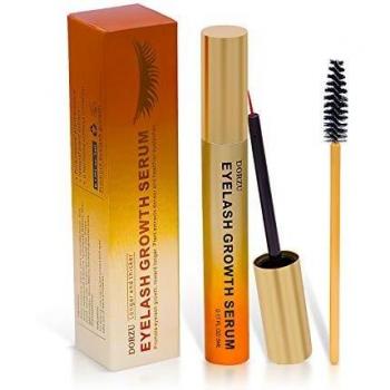 Serum Pestañas 5ml, Crece Pestañas y Cejas, Serum Para Crecimiento de Pestañas Fuertes, Densas y Volumin, Natural