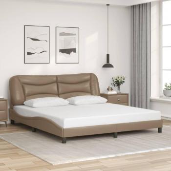 Cama con Cabecero Cappuccino 180x200 cm en Similpelle