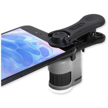 Microscopio de bolsillo 20x con clip para Smartphone - CARSON MICROMINI