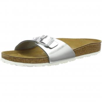 Birkenstock Madrid, Mules para Mujer, Plateado