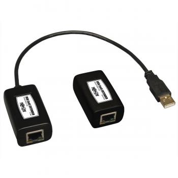 Tripp Lite 1-Port USB over Cat5/Cat6 Extender, Transmitter and Receiver, up to 45.72 m