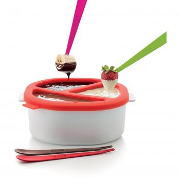 Lékué 0200265R10M017 - Recipiente para fondue de chocolate