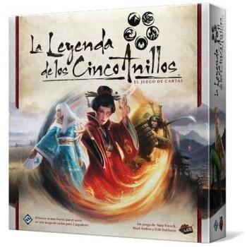 Asmodee - La Leyenda de los Cinco Anillos, juego de cartas