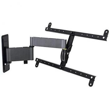 Soporte Mural Inclinable y Orientable Erard EXO 600TW3 para TV de 40'' a 75'', Capacidad máxima 35 kg, Color Negro