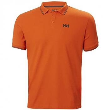 Helly Hansen Men's Short Sleeve Orange Kos Polo Shirt - Size S