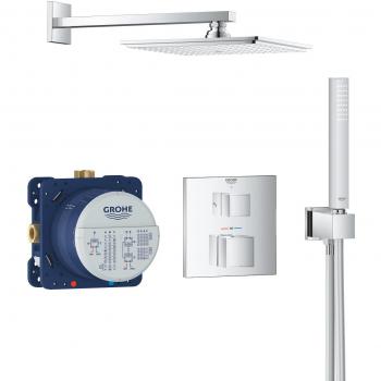 Set de ducha empotrado Grohtherm Cube con Rainshower Allure 230, cromado (34741000)