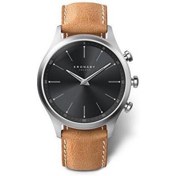 Kronaby S3123/1 Men's Beige Sekel Hybrid Smartwatch