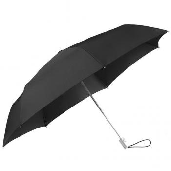 Paraguas Automático Samsonite Alu Drop S Slim con Protección Contra el Viento - Negro