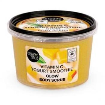 Exfoliante Corporal Orgánico de Azúcar con Efecto Glow y Vitamina C - 250 ml