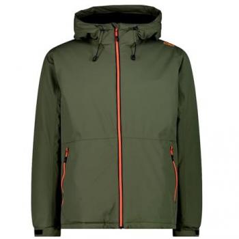 CMP Chaqueta impermeable insulada con capucha para hombre, color verde, talla 50