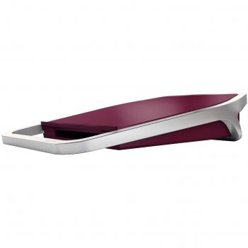 Leitz Estación de carga, 2 puertos USB, Cable corto mini USB incluido, Rojo granate, Style, 65120028