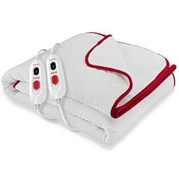 Daga Flexy-Heat CMN Comfort - Calientacamas, 150 x 130cm, Conexión Separable, 2 Controladores de Temperatura, 3 Niveles de Temperatura, Autostop de Seguridad, Calentamiento Rápido