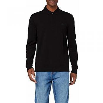 Lacoste Men's Long Sleeve Polo Shirt (Black) - Size: 2XL