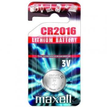 Baterías de botón CR2016 Maxell Litio 3V - Paquete de 10 unidades