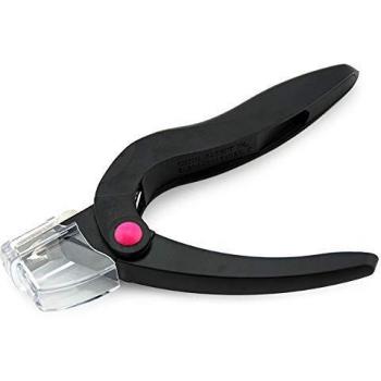 KADS negro uñas tijeras para falsas uñas consejos para acrílico uñas arte forma falsa uñas tijeras uñas alicates Clipper cortador de manicura